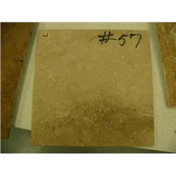 #57- Crate of tile - Travertine - Cappicino - 12x12 - 310 square feet - approx. retail value $1,205.