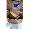 Image 2 : Antique Fishing hook Wicker basket
