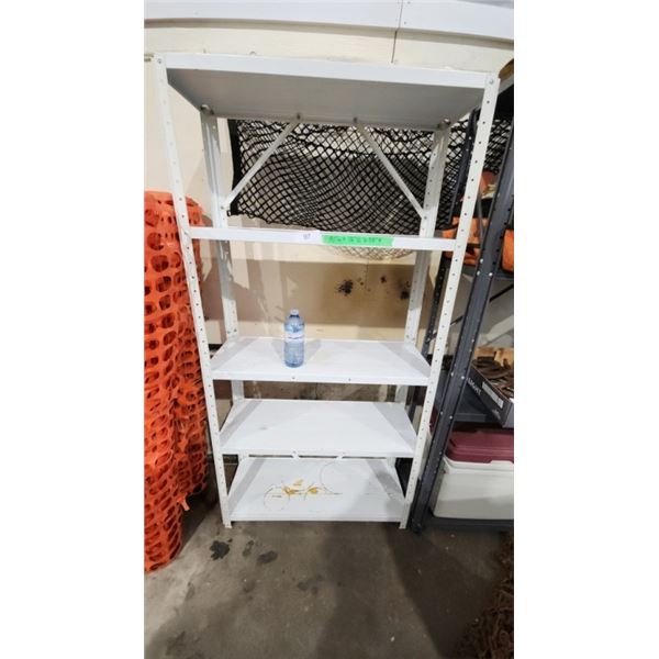 Metal shelf unit 30"w x 12"d x 58"h