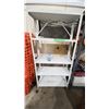 Image 1 : Metal shelf unit 30"w x 12"d x 58"h