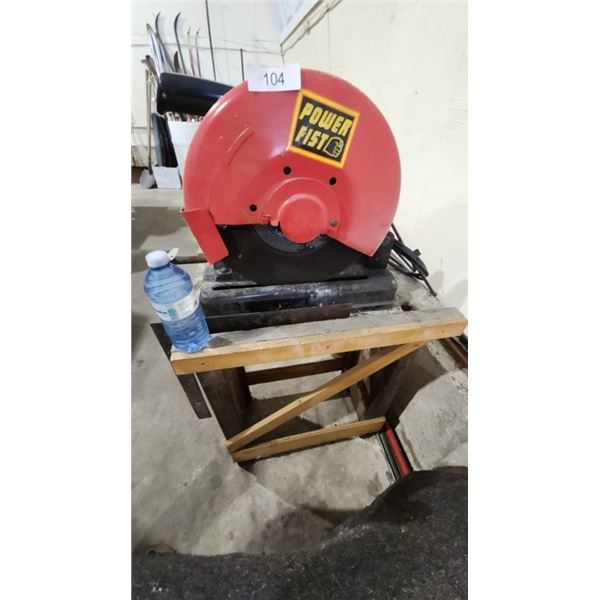 14" Power fist metal cutting chop saw