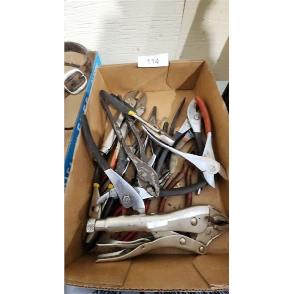 Pliers, vice grips, side cutters