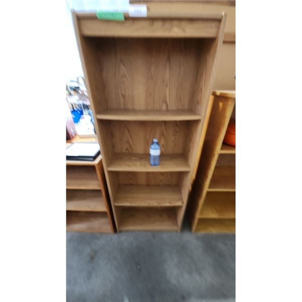 Wood book shelf 24x9.5x60