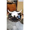 Image 1 : Bull skull and arrow wall hanging