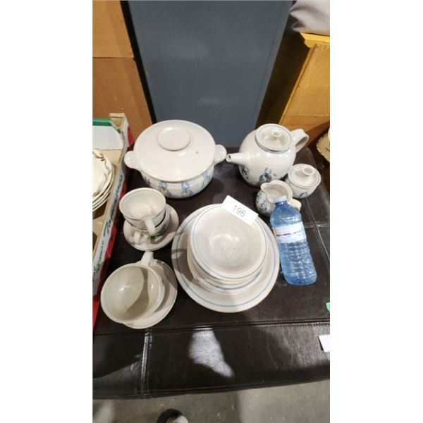 Handcrafted Pottery Tea set