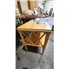 Image 3 : Wood end table 24x14x23h