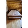 Image 1 : Bed frame, mattress, box spring queen size
