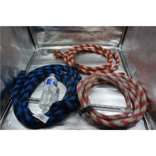 3 lead line ropes