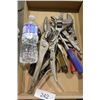 Image 1 : Cresent wrench, vice grips, tin shears,