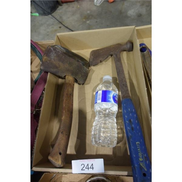 Hatchet, drywall hammer