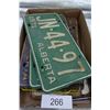 Image 2 : Collection of vintage licence plates