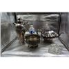 Image 1 : Silver Plated l Teapot, carafe, bowl