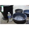 Image 4 : 4 Basins, plastic bucket