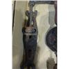 Image 4 : 2 Crank drills, Wool shears, Antique garden