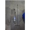 Image 3 : Pitchfork, meat hooks, fireplace tools