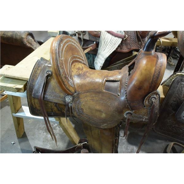 Antique High Back saddle