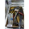 Image 1 : Hacksaw, adjustable wrench, tin snips, tape