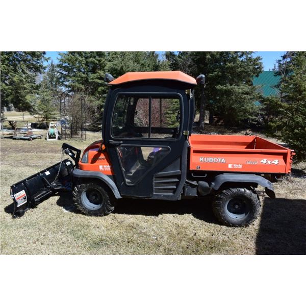 Kubota RTV900 w/ snow plow attachment