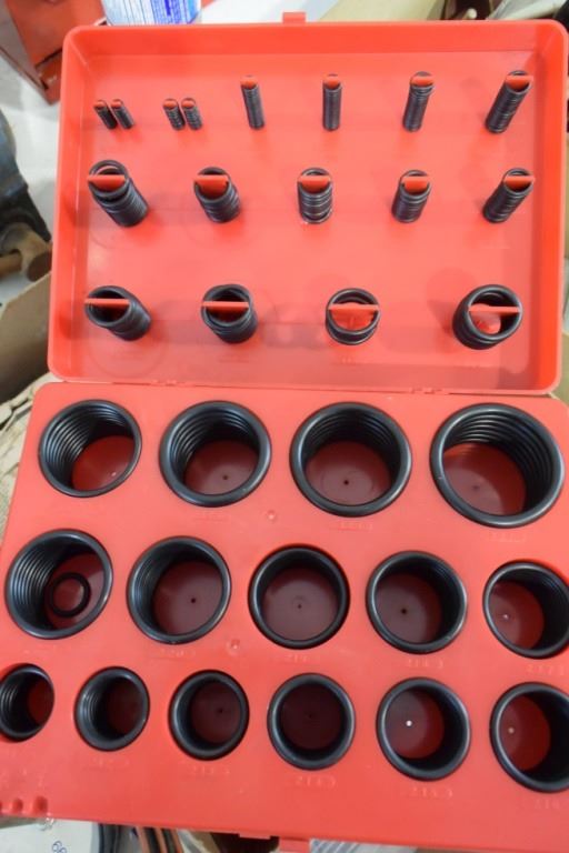 SAE O ring assortment, Large O rings w/ display
