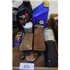 Image 1 : Wire scrub brushes, propane toches, wd-40, napa