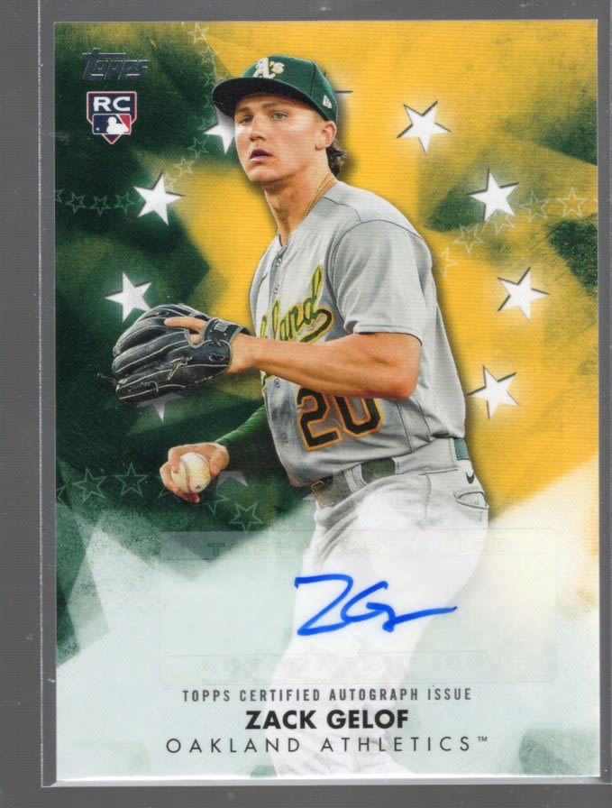 Zack Gelof Rookie Card Auto 2024 Topps Series 1 #BSA-ZG