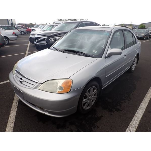 2003 Honda Civic RUNS WITH MECHANICAL PROBLEMS Speeds Auto Auctions