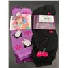 Image 2 : Hot Paws Girl's Thermal Acrylic Blend 4prs-Size 11-4