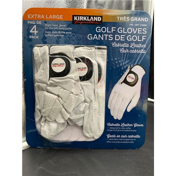 Kirkland Golf Gloves 4prs (XL) Right Hand