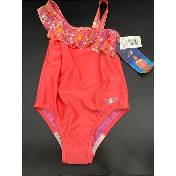 Speedo Girls One Piece Bathing Suit (size 6)