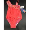 Image 1 : Speedo Girls One Piece Bathing Suit (size 6)