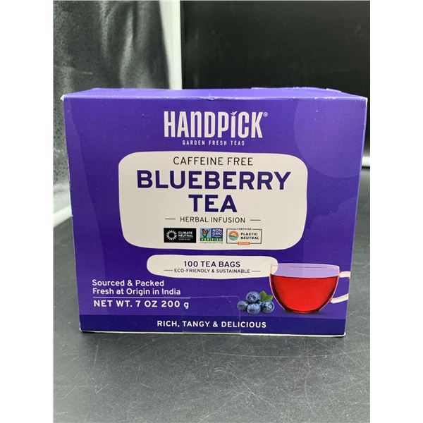 Handpick Caffeine Free Blueberry Tea (100 Tea Bags)