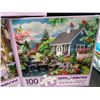 Image 4 : Lot of 3 100pc Puzzles