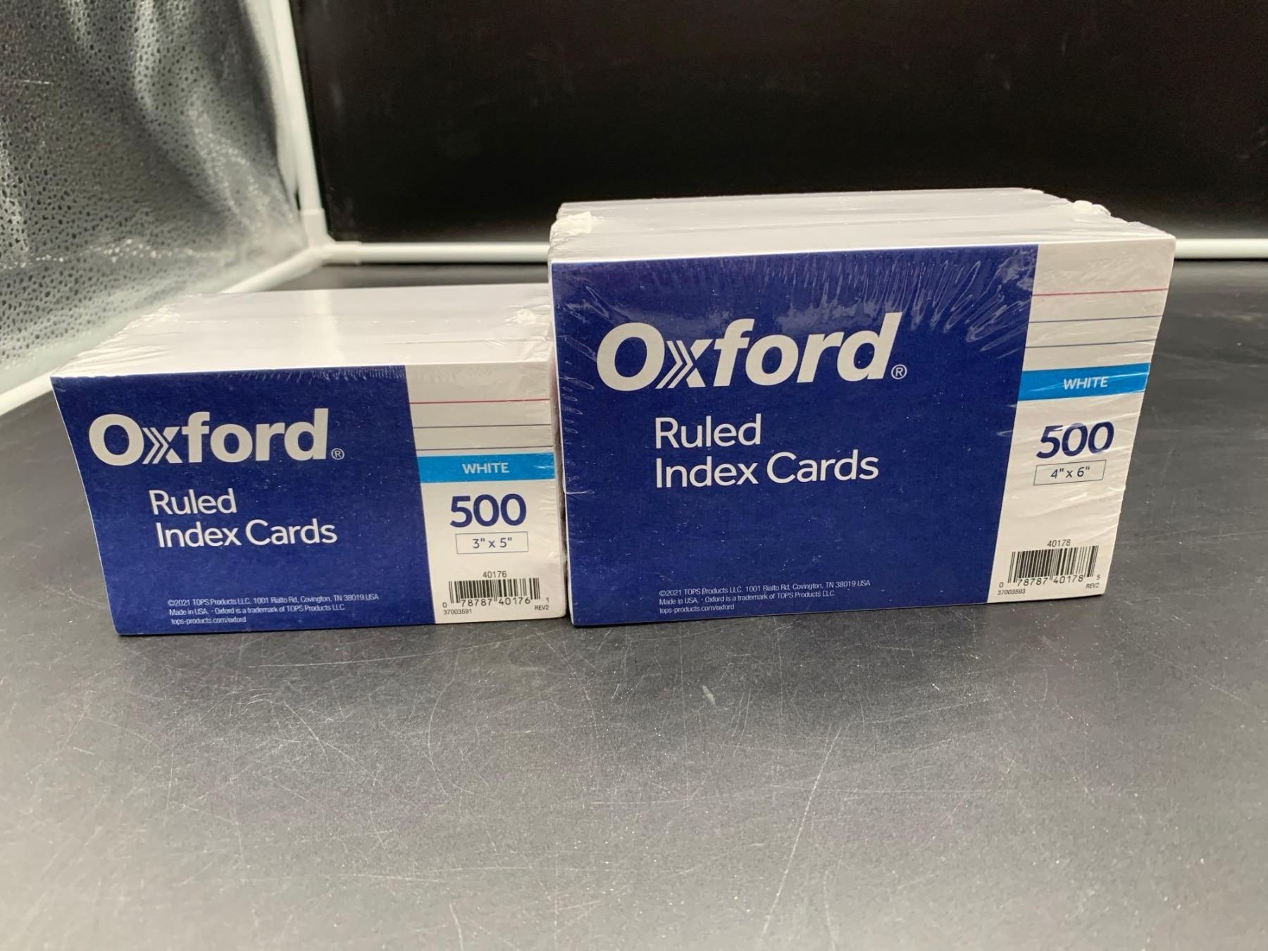 Oxford Ruled Index Cards (2 sizes x 500ct)