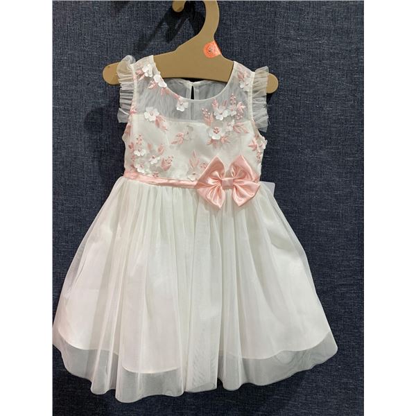 Girls Floral Ruffle Dress (size 2)