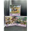 Image 1 : Lot of 3 100pc Puzzles