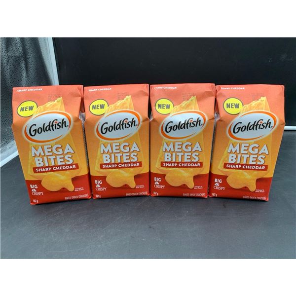 Goldfish Mega Bites-Sharp Cheddar (4 x 167g)
