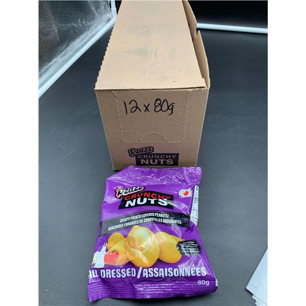 Pzazz Crunchy Nuts Crispy Potato Covered Peanuts (80g x 12)