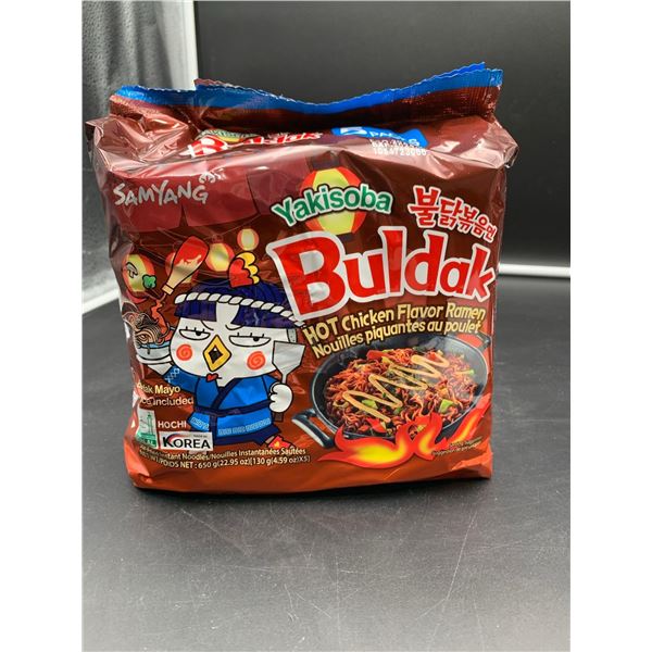 SamYang Yakisoba Buldak Hot Chicken Flavour Ramen (5 x 130g)