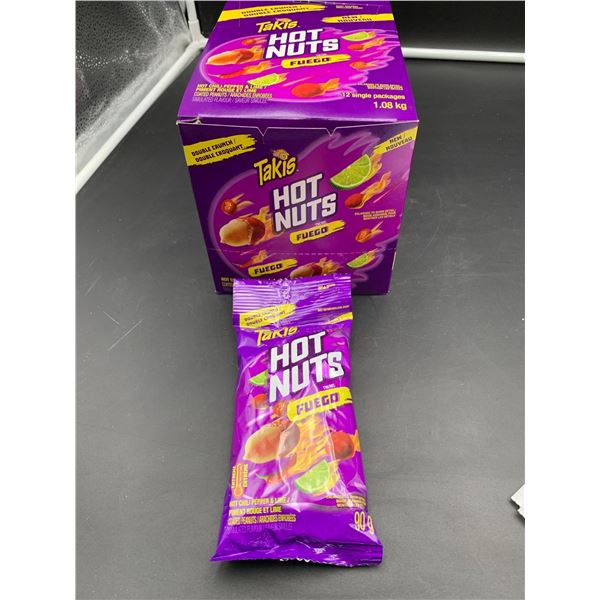 Takis Hot Nuts Fuego Hot Chili Pepper & Lime (12 x 90g)