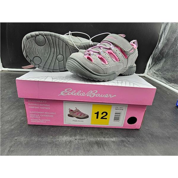 Eddie Bauer Adjustable Fit Pink/Rose Girls Shoe (12)