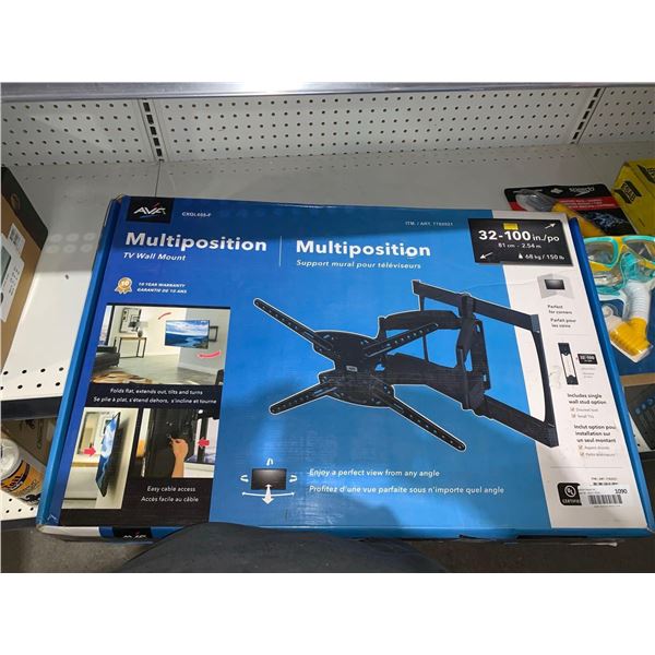 AVF Multiposition TV Wall Mount 32-100"