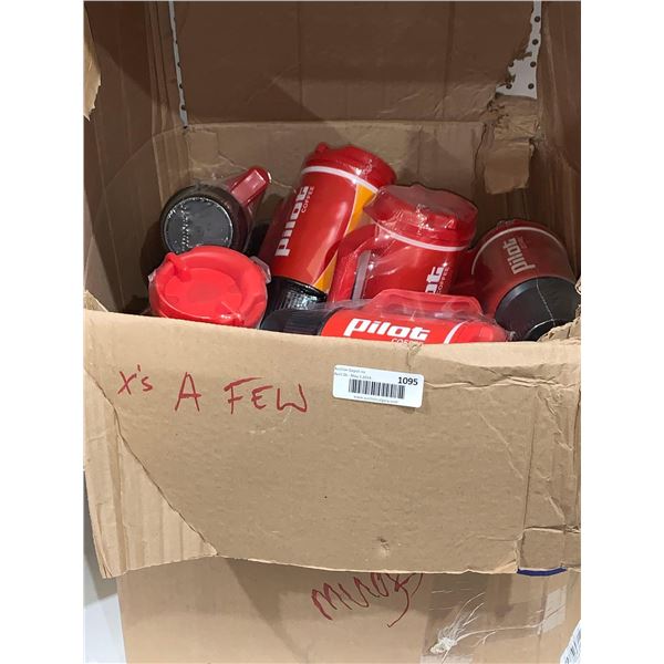 Lot of Pilot Plastic To Go Coffee Cups