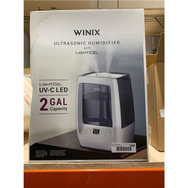 Winix Ultrasonic Humidifier with Light Cel 2 Gallon Capacity