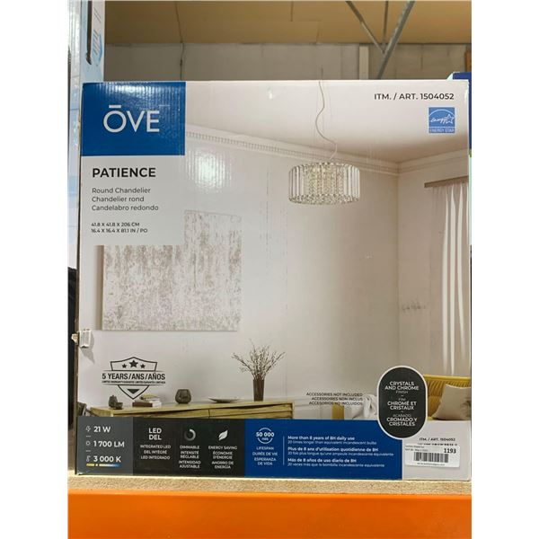 OVE Patience Round Chandelier 41.8cm x 41.8cm x 206cm