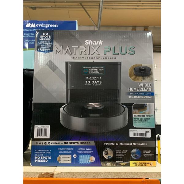 Shark Matrix Plus Self Empty Robot with Hepa Base
