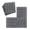 Image 1 : Outdoor Interlocking Flooring Tiles, 12''x12'' Weather Resistant and Anti-Slip Patio Pavers, Outdoor