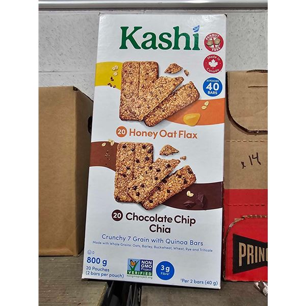 Kashi multi grain and quinoa bars variety pack 20x40g