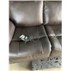 Image 3 : Dark Brown Power 3 Seat Reclining Sofa