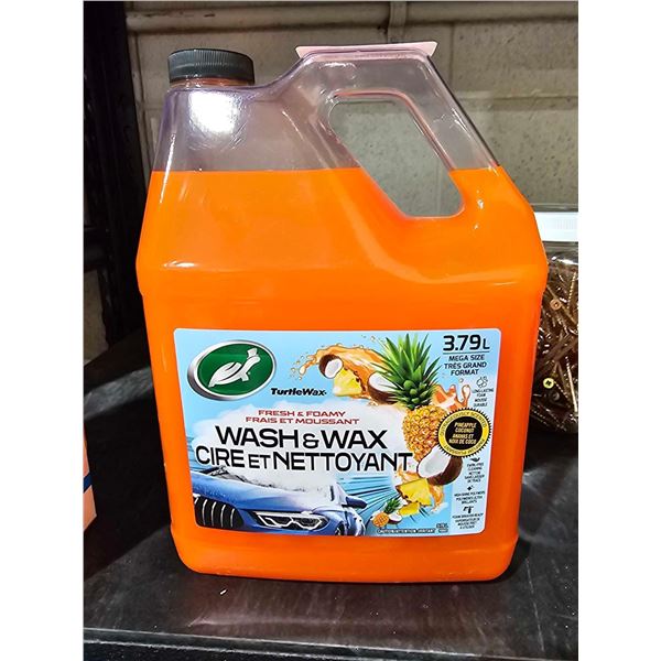 Turtle Wax Wash & Wax Fresh & Foamy Pineapple Coconut 3.79L