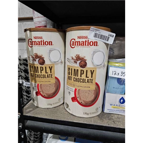 Carnation Simply Hot Chocolate 2x1.9 Kg